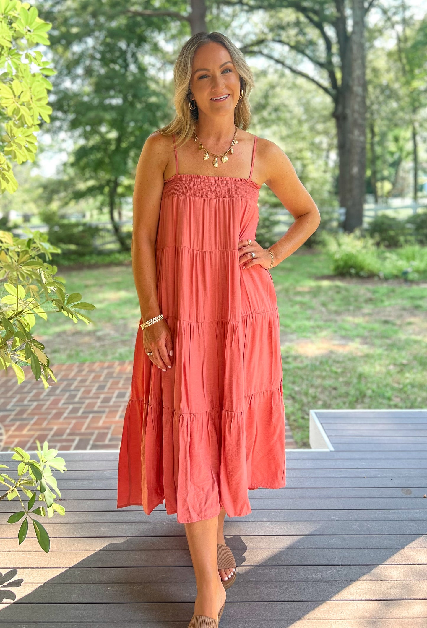 FINAL SALE - Hatteras Dress- Sienna