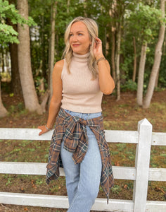 Turtleneck Sweater Tank (S-L)