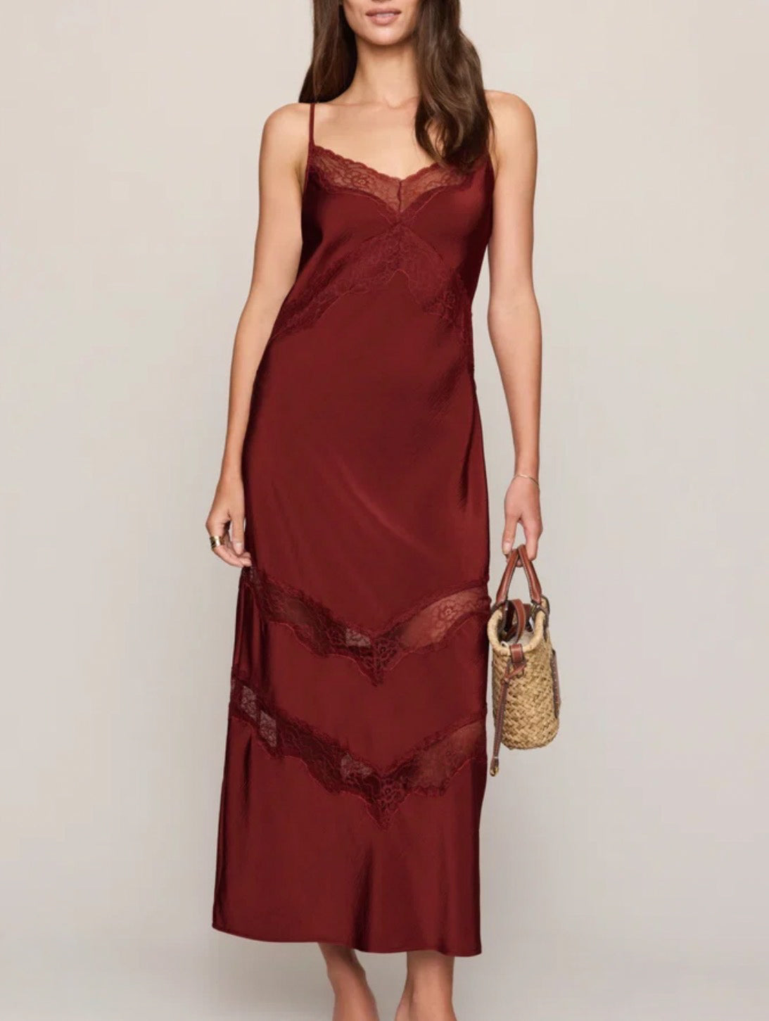 Z SUPPLY Bruna Lace Midi Dress