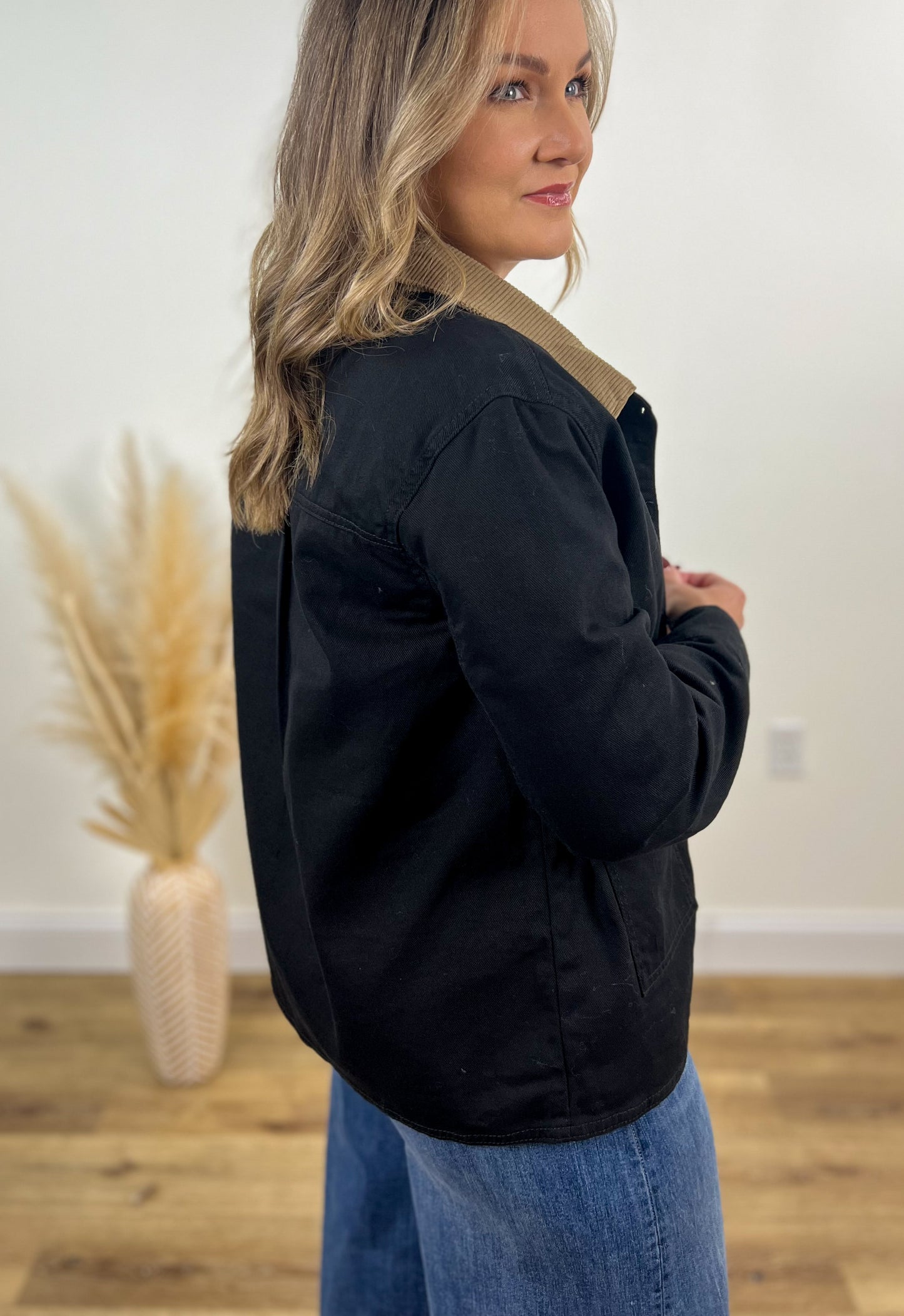 Corduroy Collar Barn Jacket