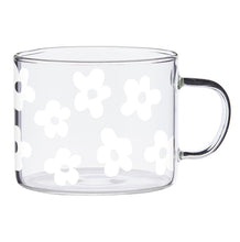 Load image into Gallery viewer, Glass Floral Mug