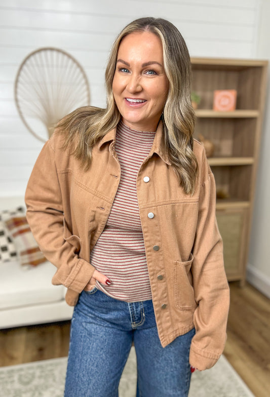 Vintage Twill Jacket- Camel