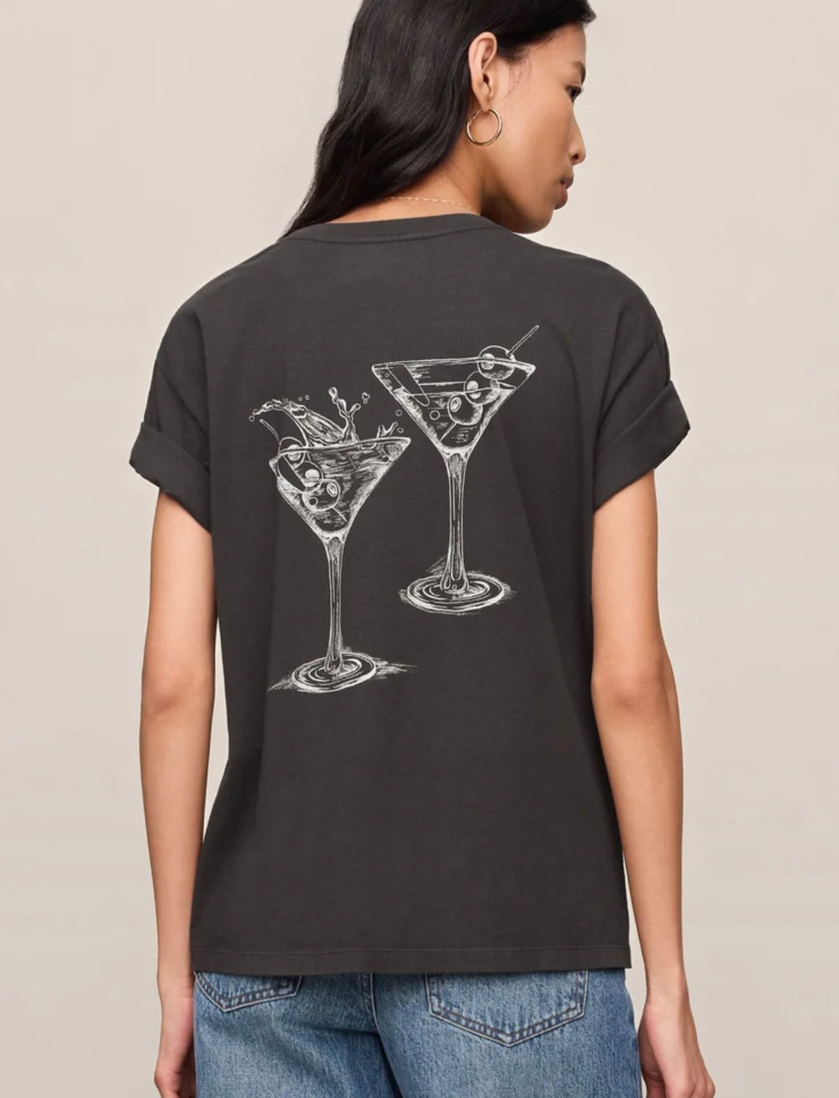 Z SUPPLY Martini Boyfriend Tee
