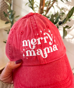 Merry Mama Canvas Hat
