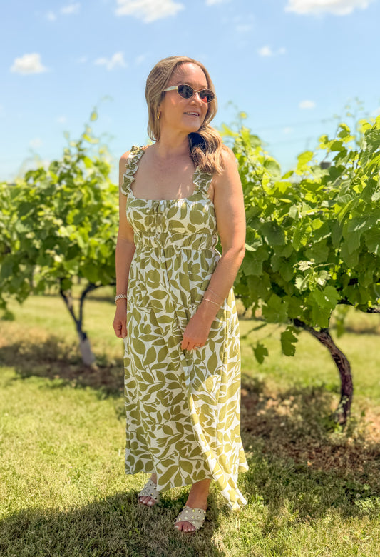 Kiwi Coast Midi Dress