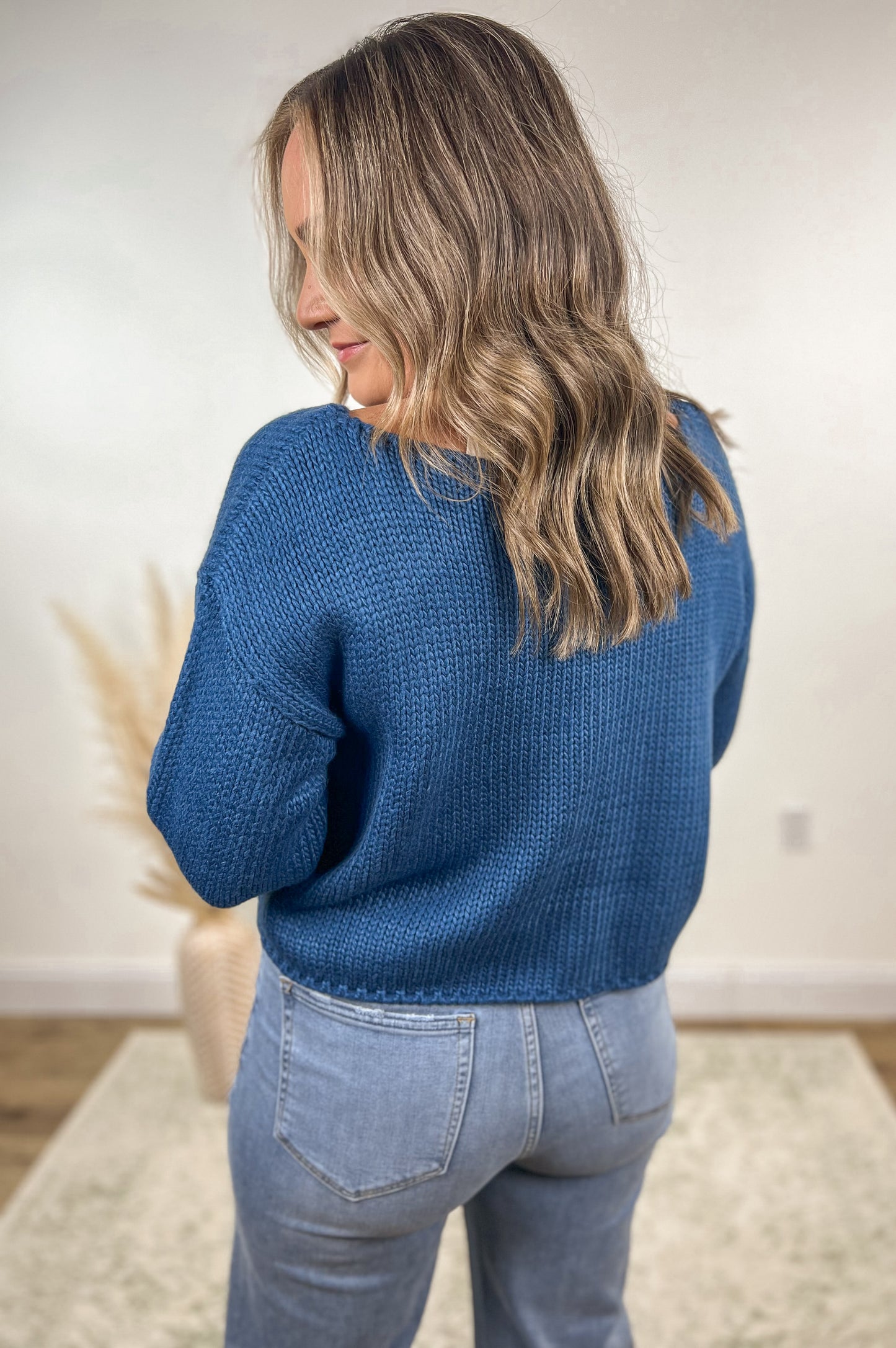 Ocean Boat Neck Sweater