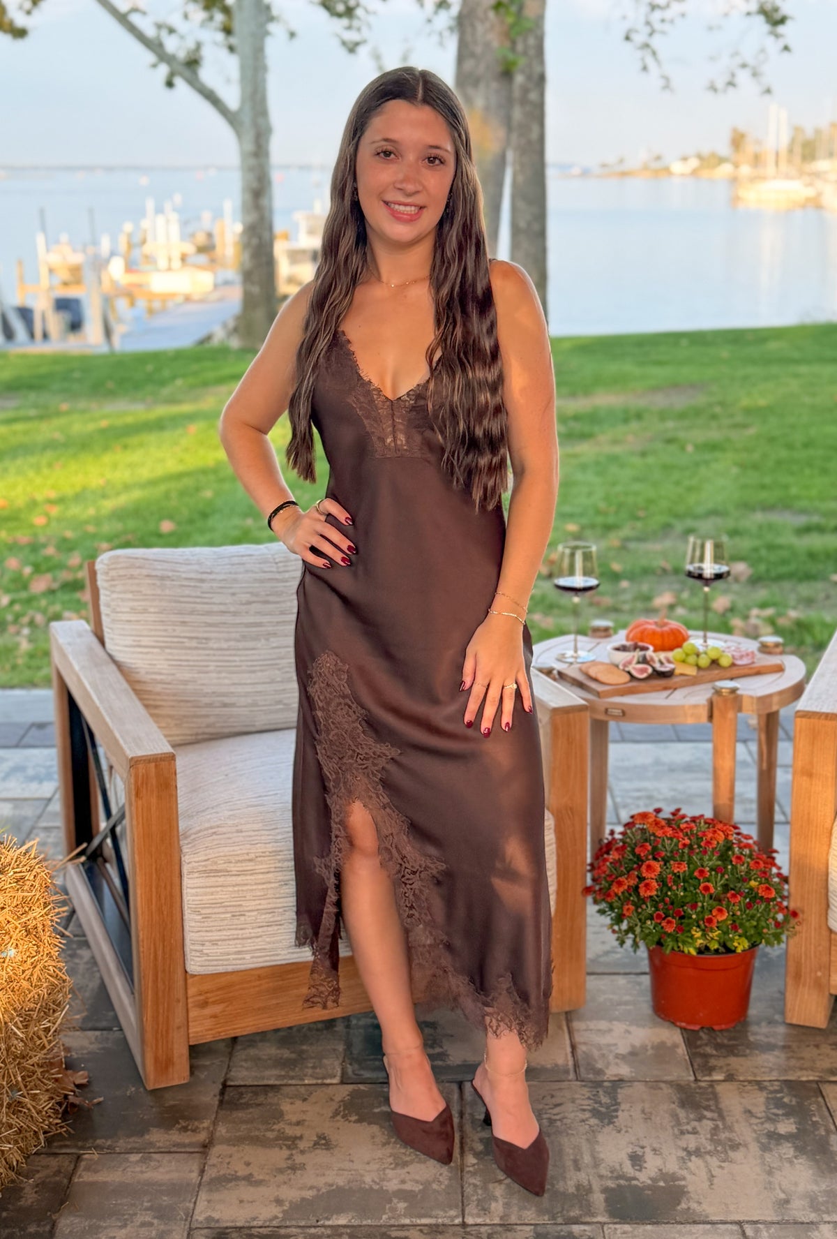 Sienna Satin Dress