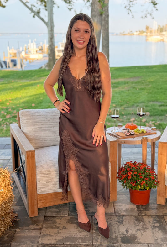 Sienna Satin Dress