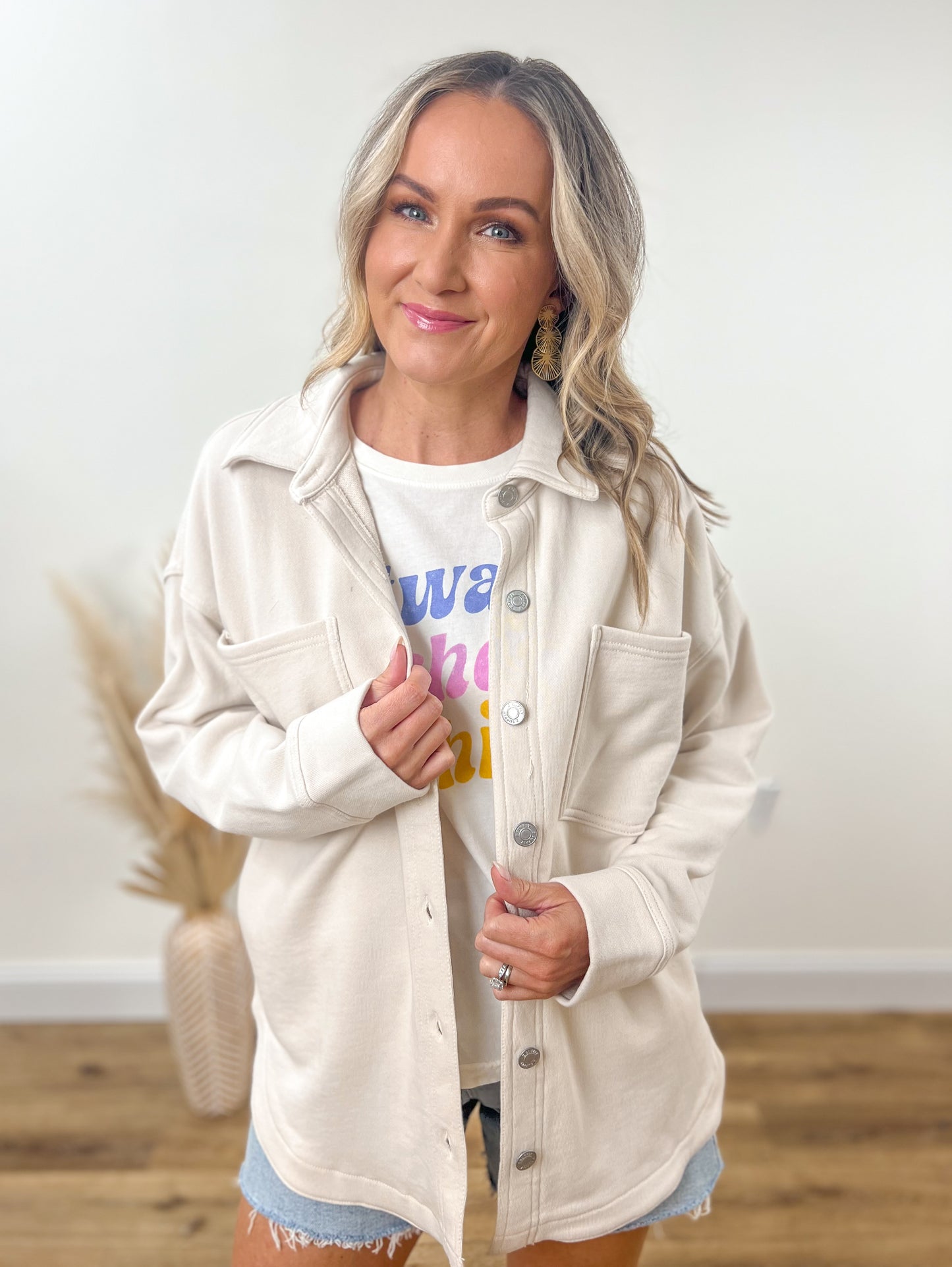 Z SUPPLY All Day Knit Jacket- Crystal