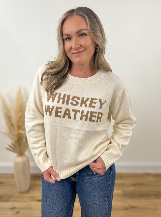 Whiskey Weather Sweater