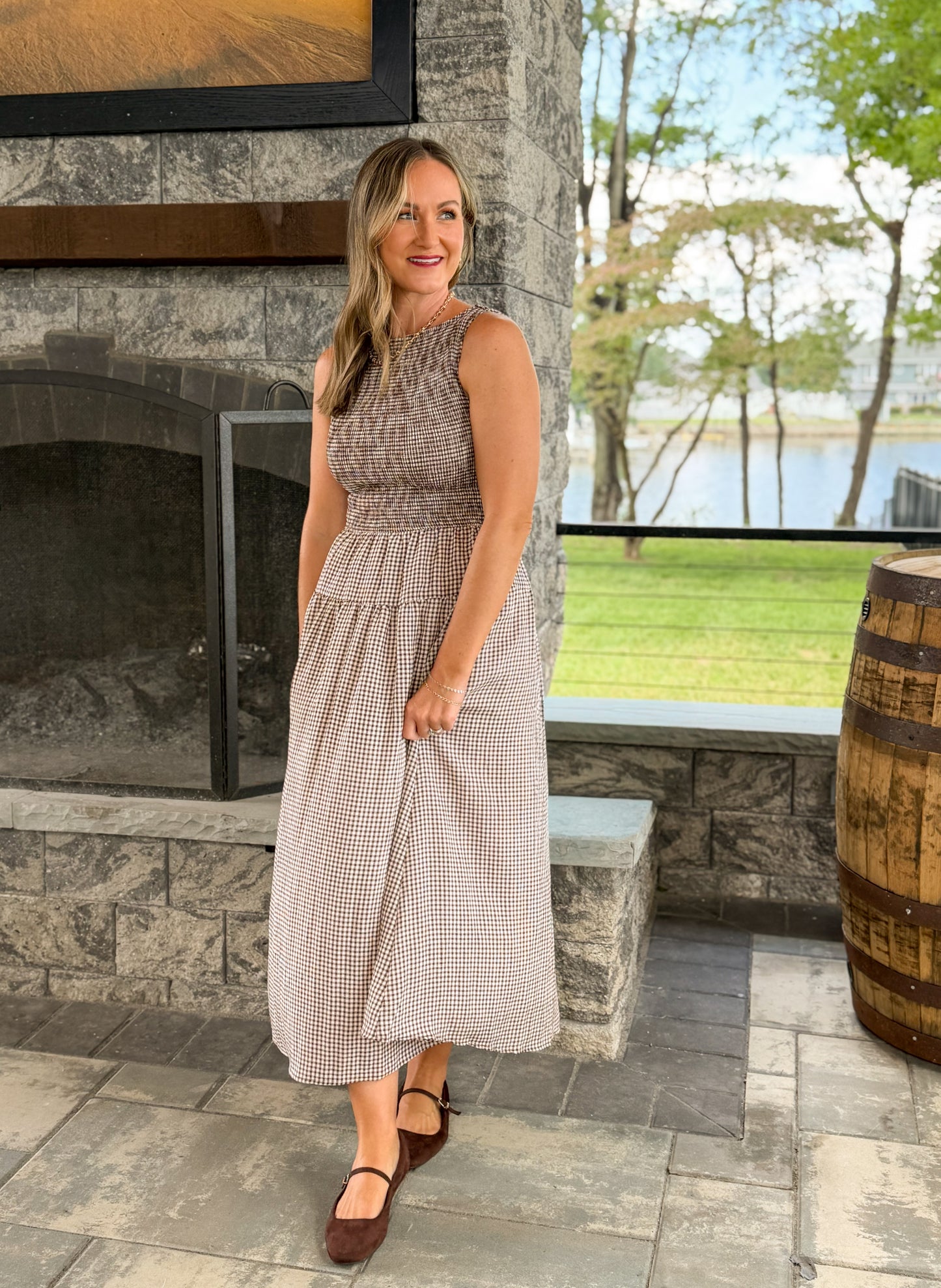 Gabby Gingham Dress