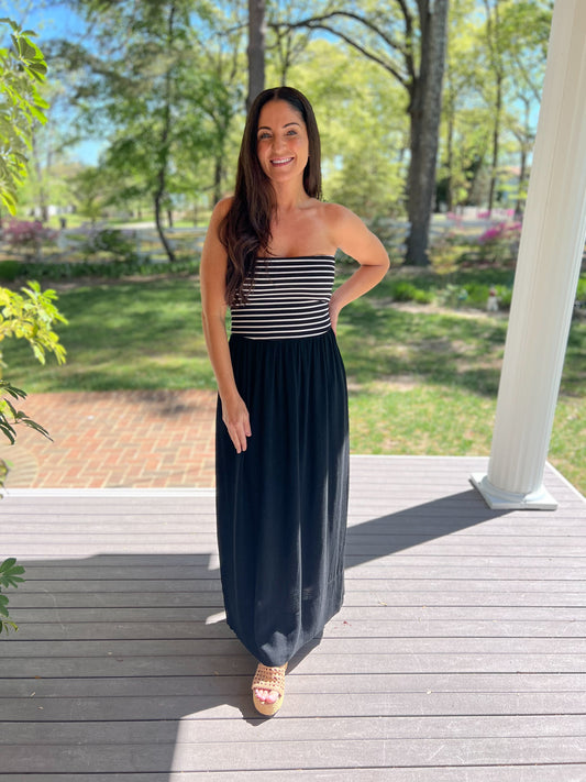 Forever Striped Dress