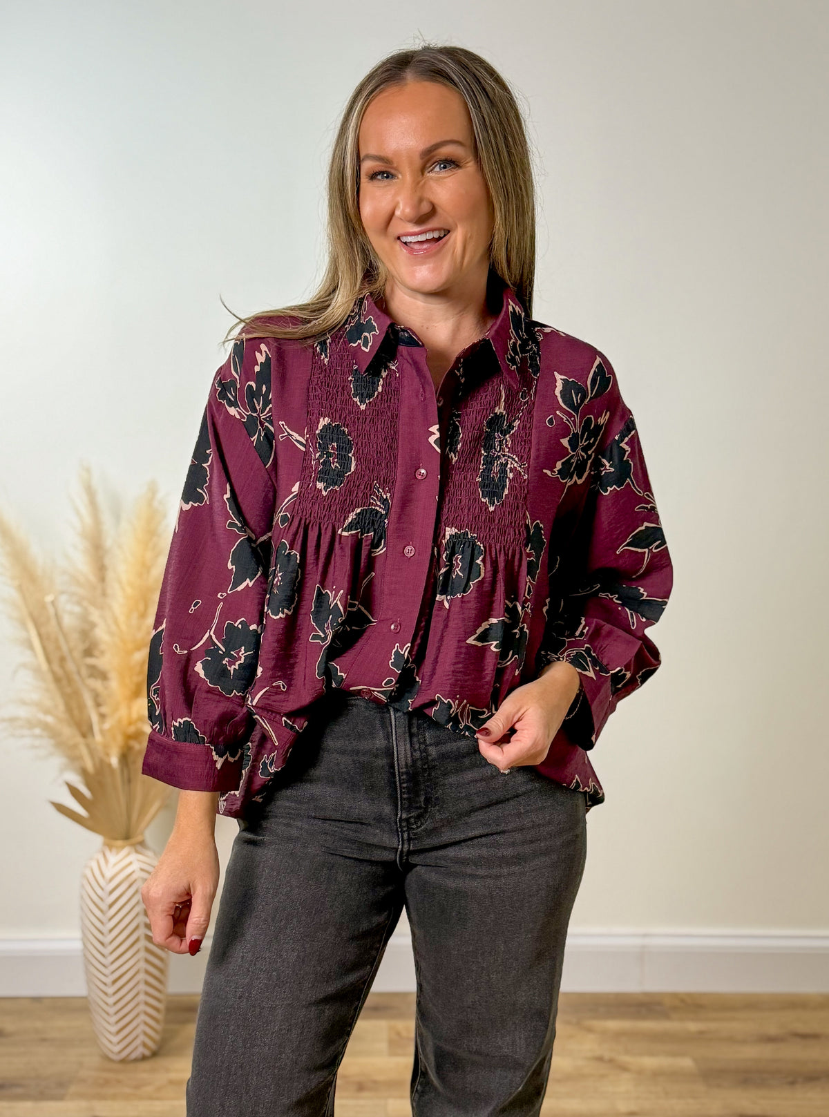 Black Cherry Blouse