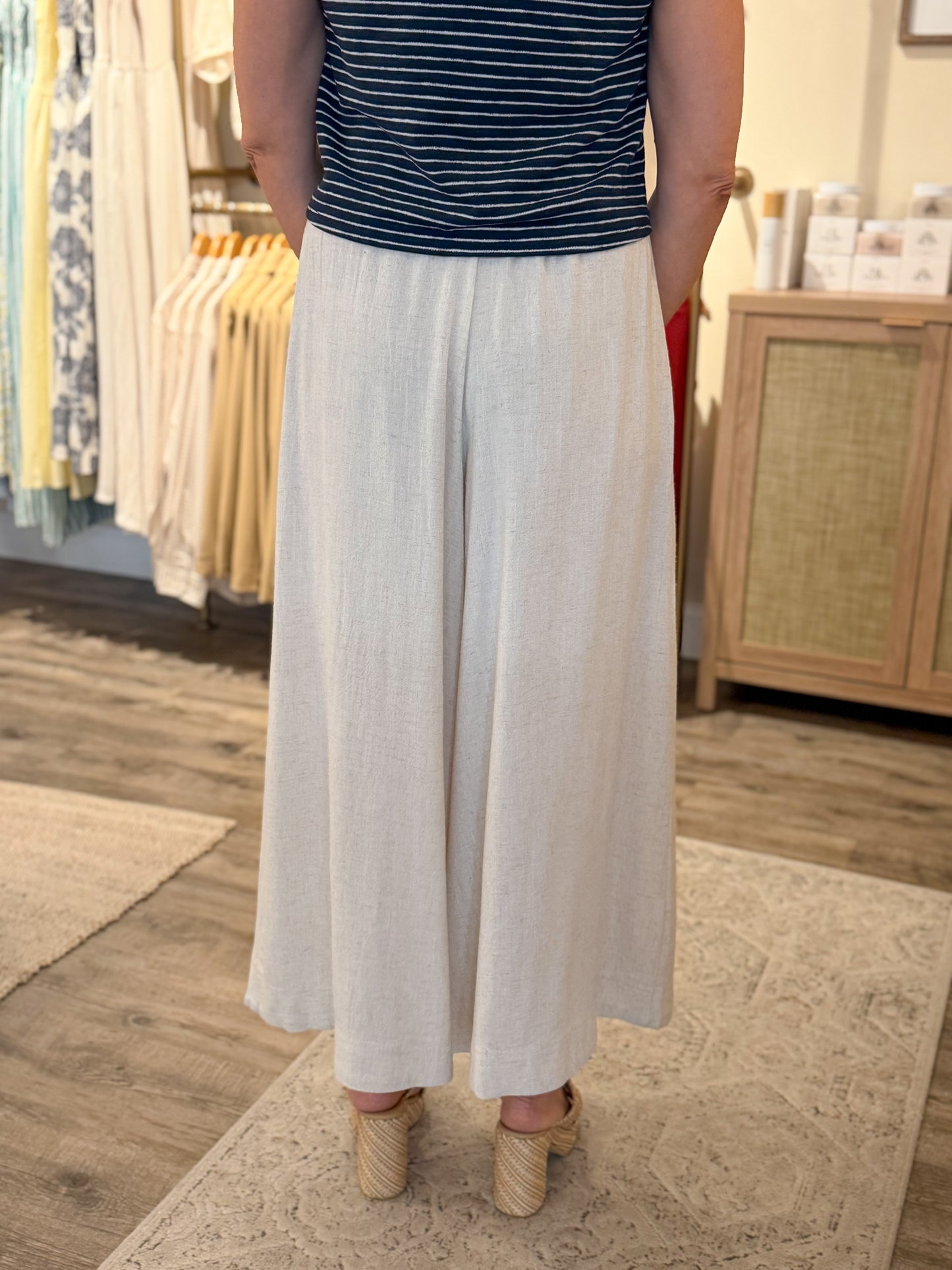 Linen Palazzo Pant