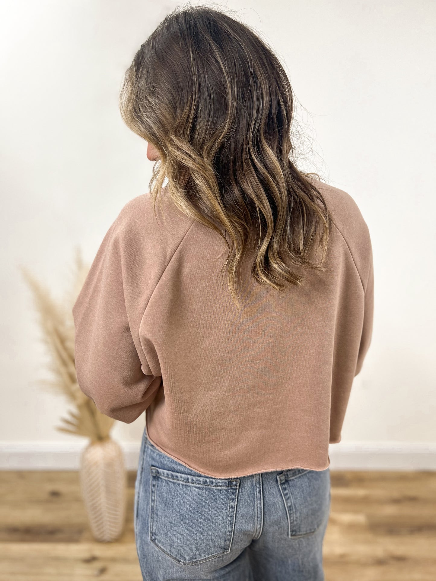 Iced Coffee Crop Sweatshirt