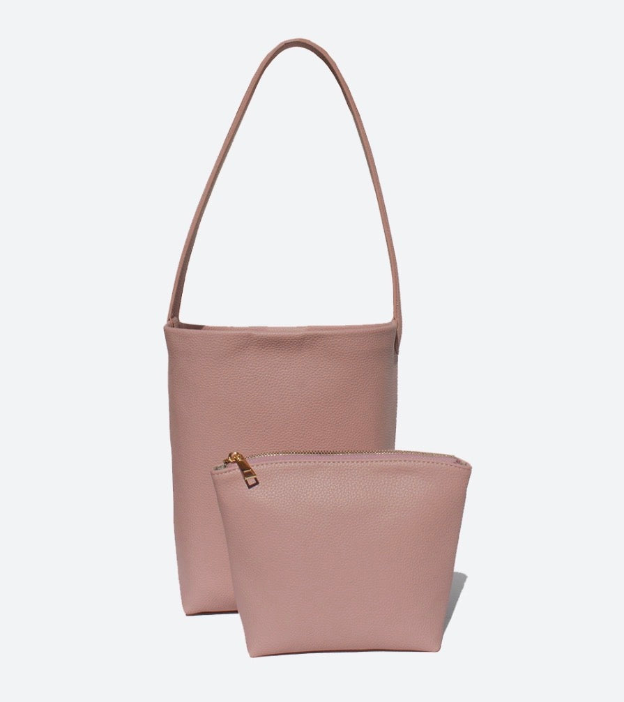 Harper Classic Tote- Dusty Pink