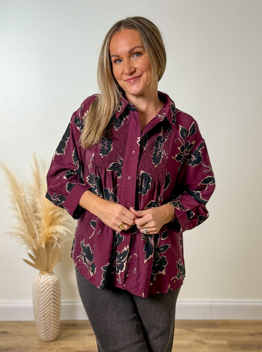 Black Cherry Blouse