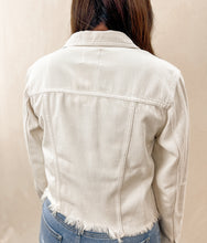 Load image into Gallery viewer, Hidden Denim- Cream Jacket