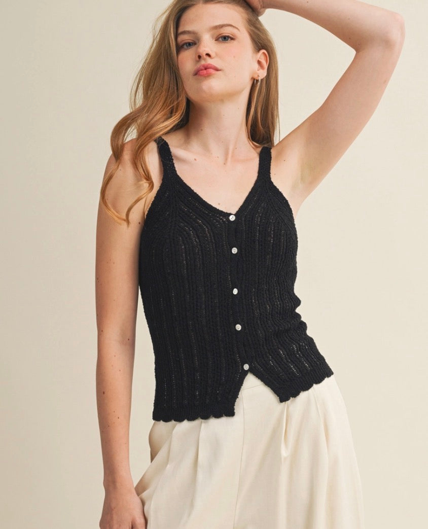 Night Tide Knit Tank