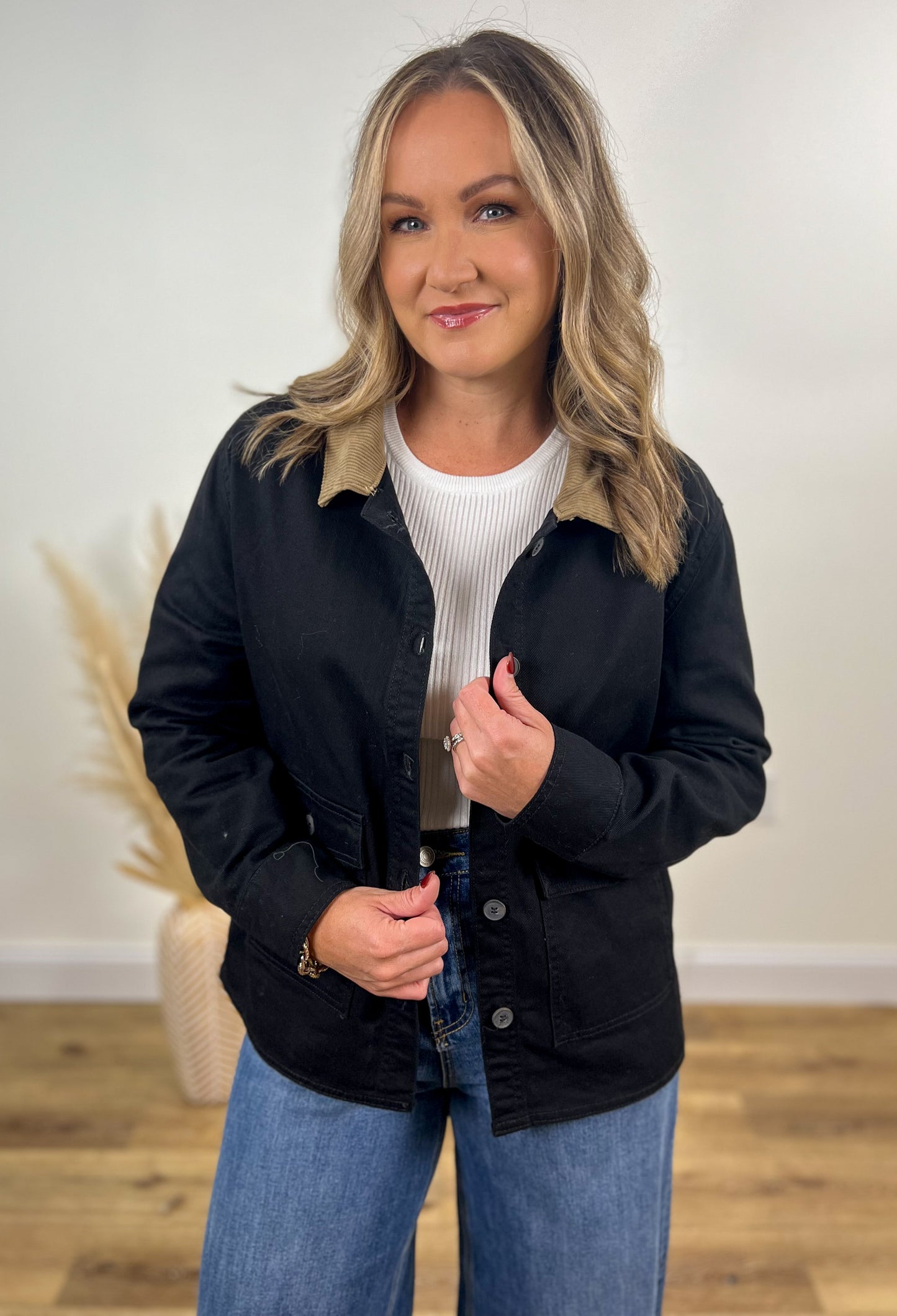 Corduroy Collar Barn Jacket