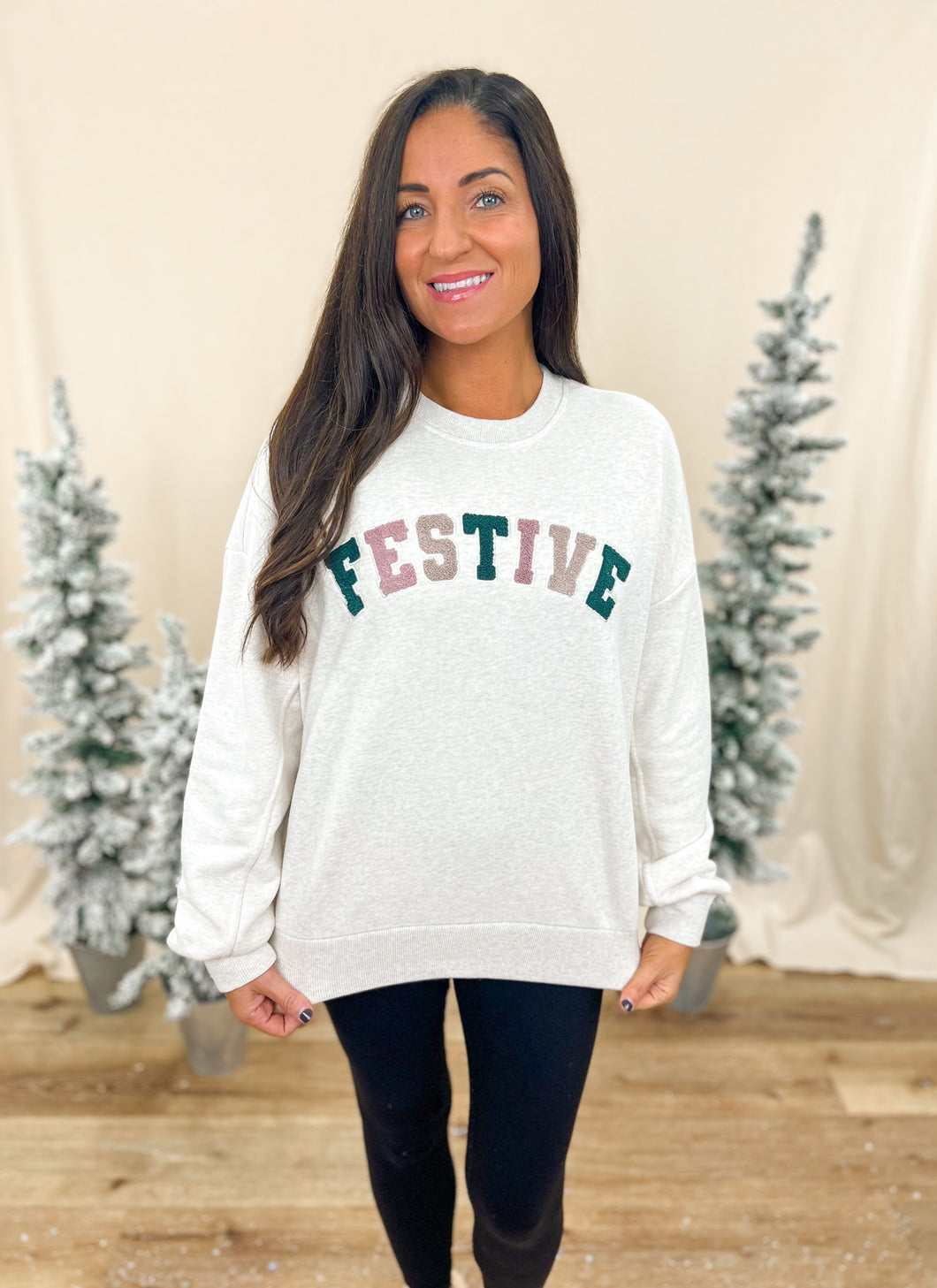 Z SUPPLY Festive Sweatshirt