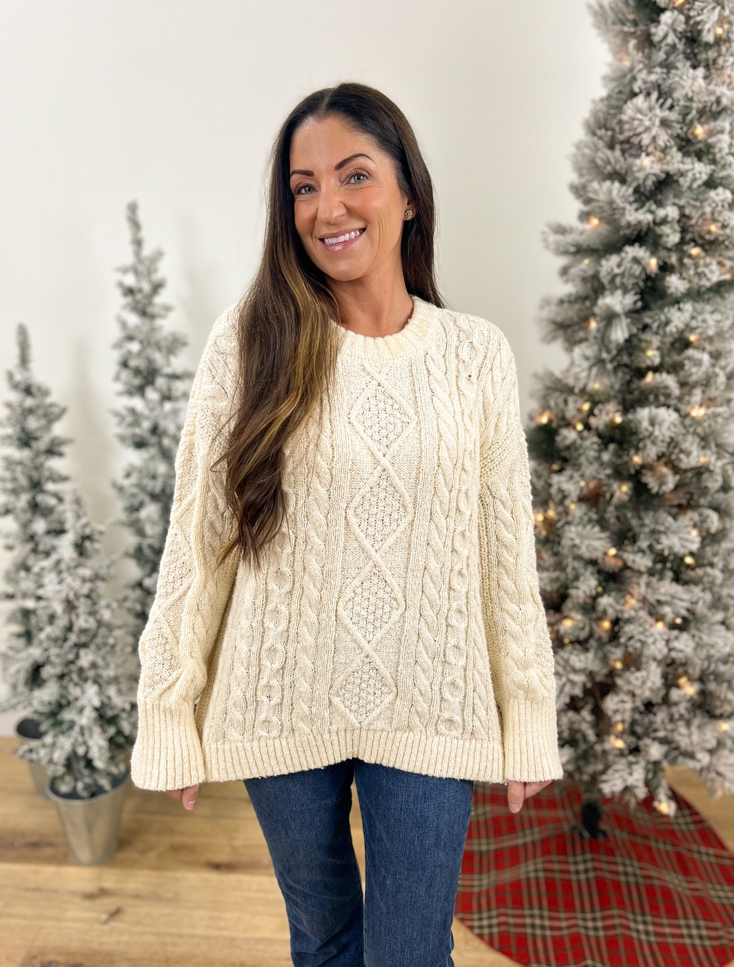 At the Cabin Cable Sweater
