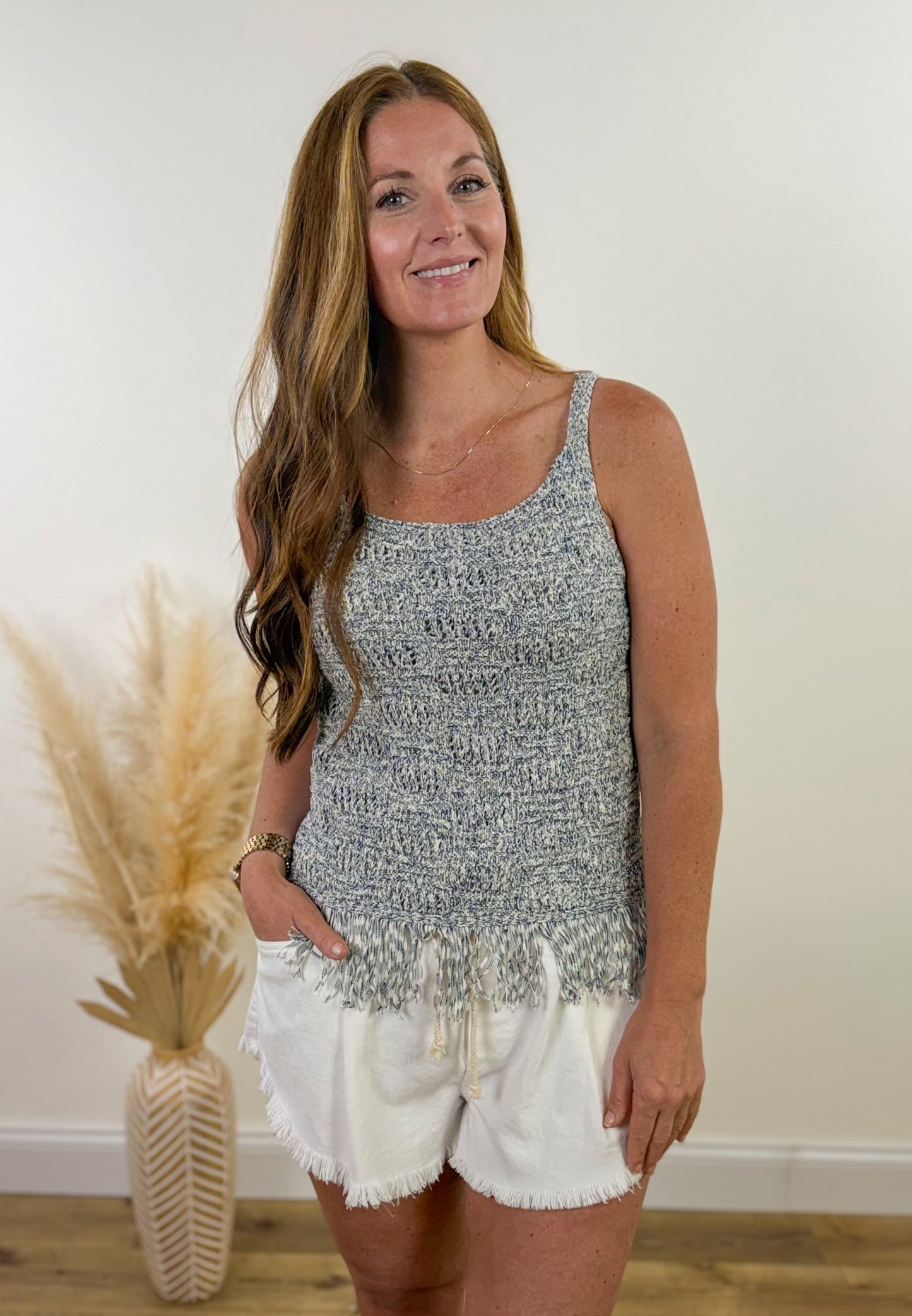 Blue Heron Fringe Tank