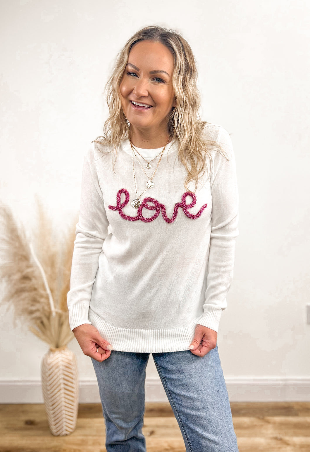 FINAL SALE - Love is in the Air Sweater