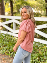 Load image into Gallery viewer, Leather Puff Sleeve Top (S-L)
