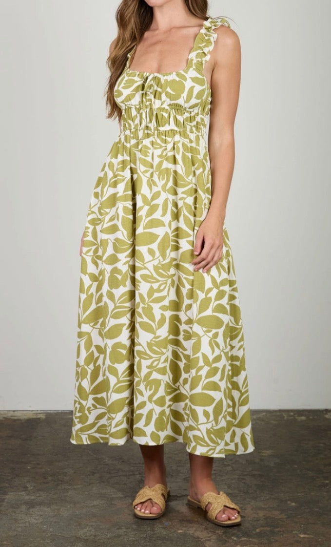 Kiwi Coast Midi Dress