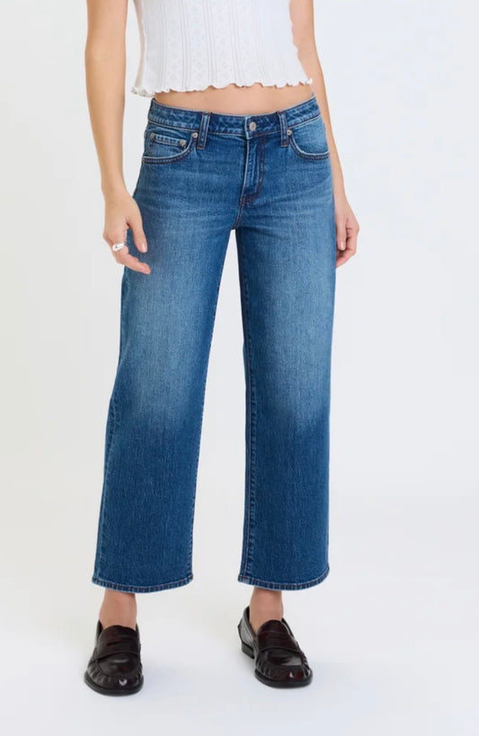 Daze Denim Keeper Low Rise Straight- Haze