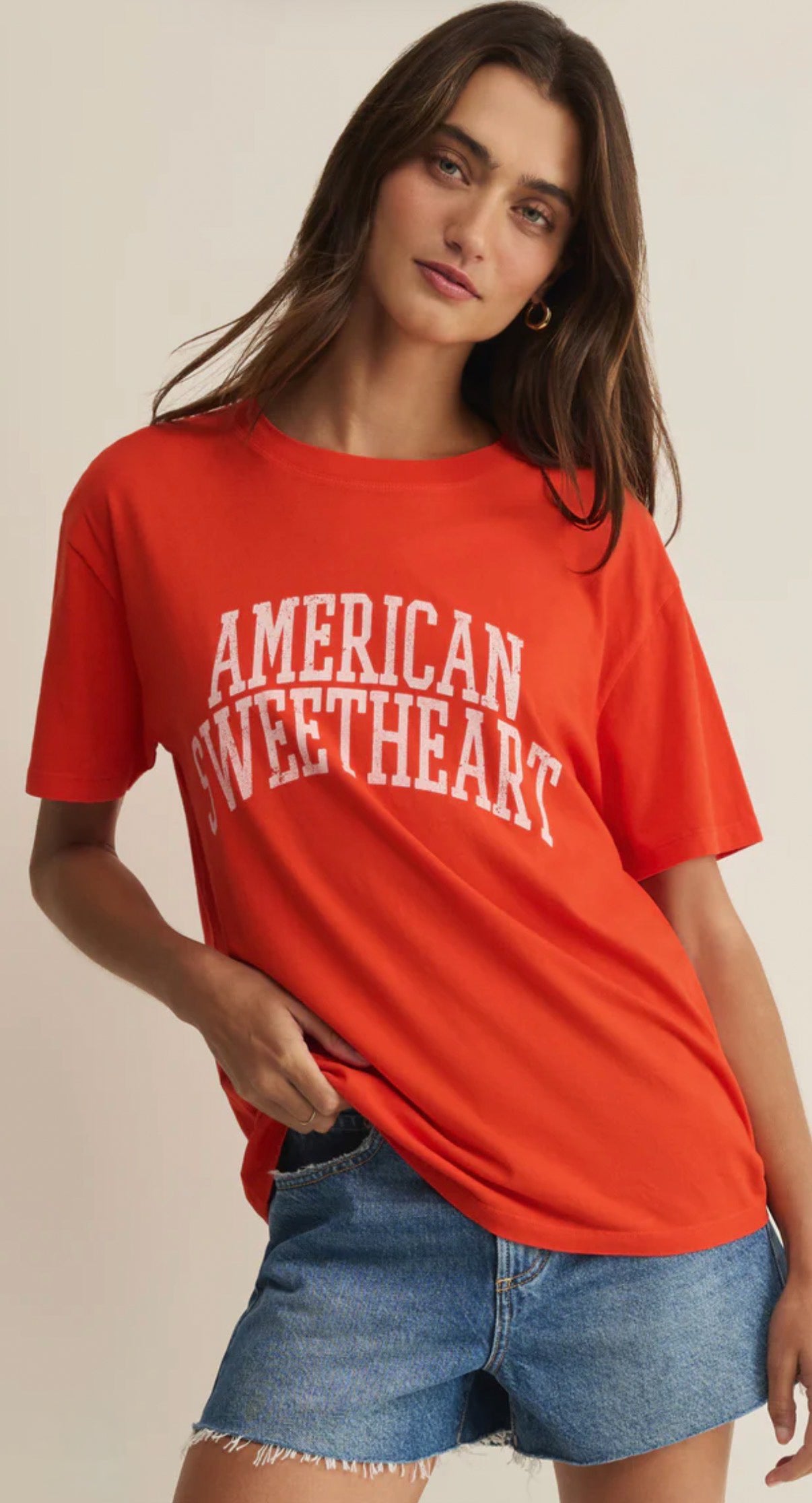 Z SUPPLY Sweetheart Boyfriend Tee