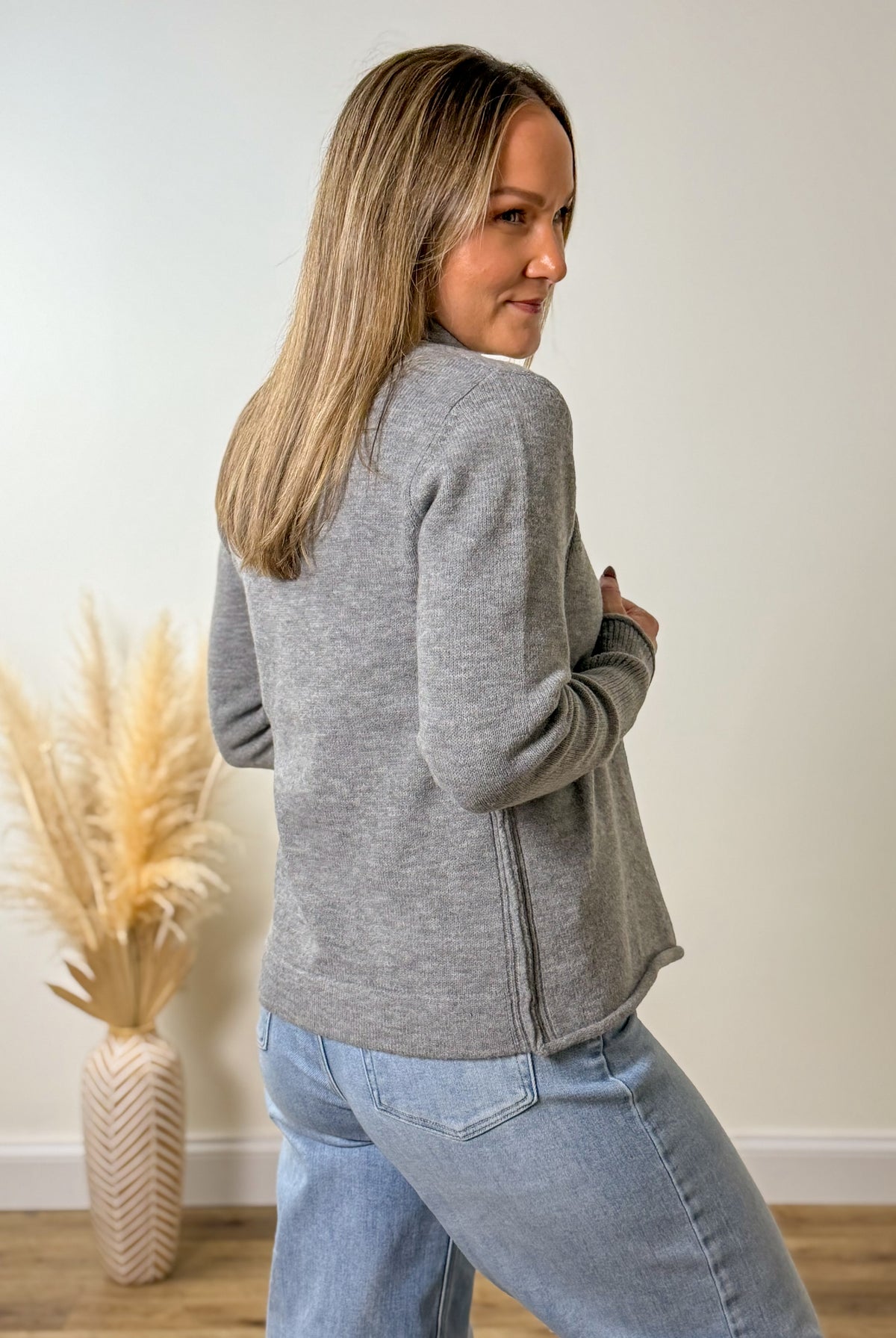 Sunday Morning Cardigan- Grey