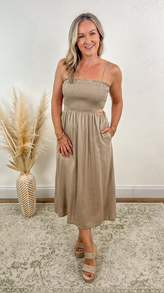 Pebble Smocked Dress