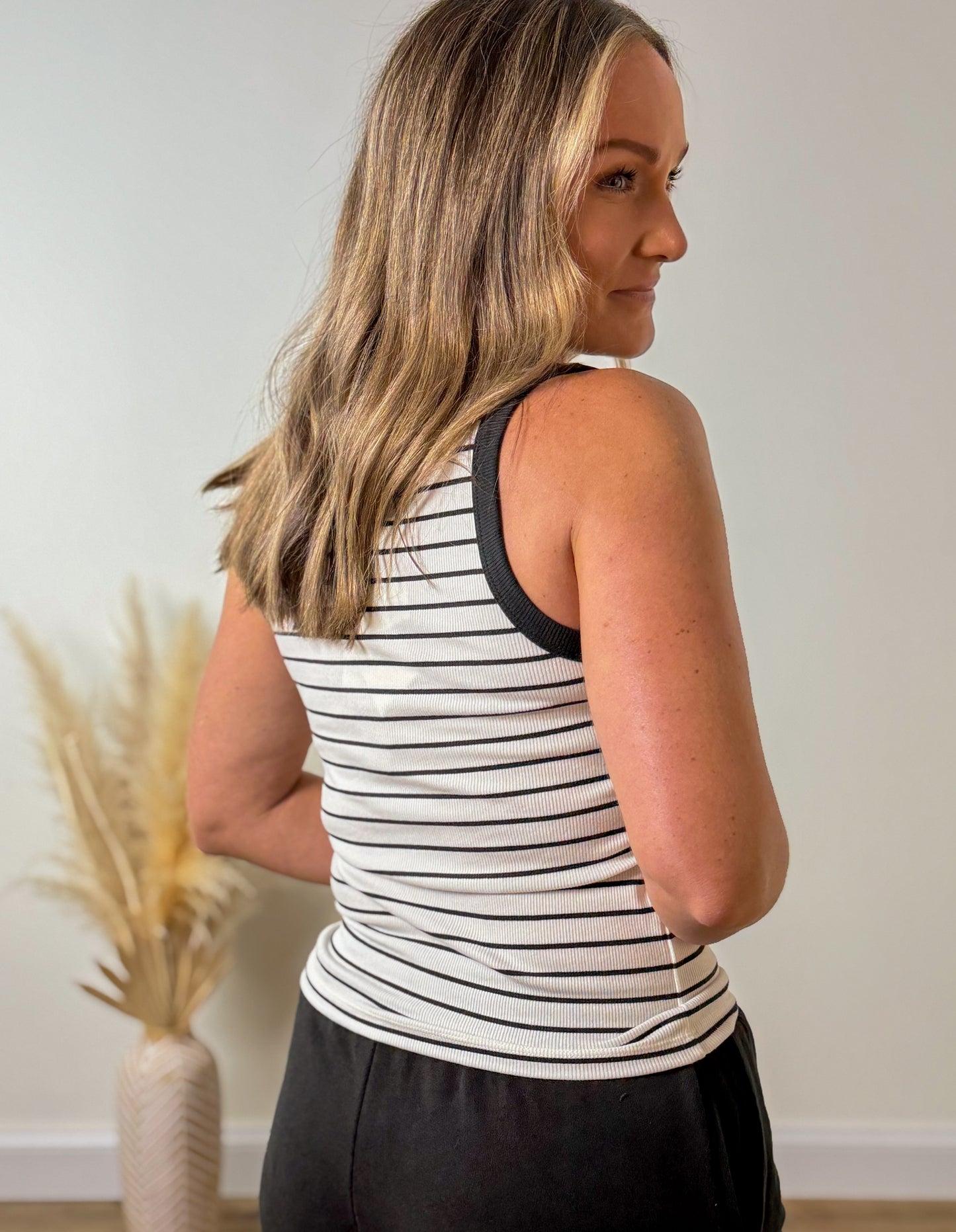 Z SUPPLY Rowe Striped Scoop Tank