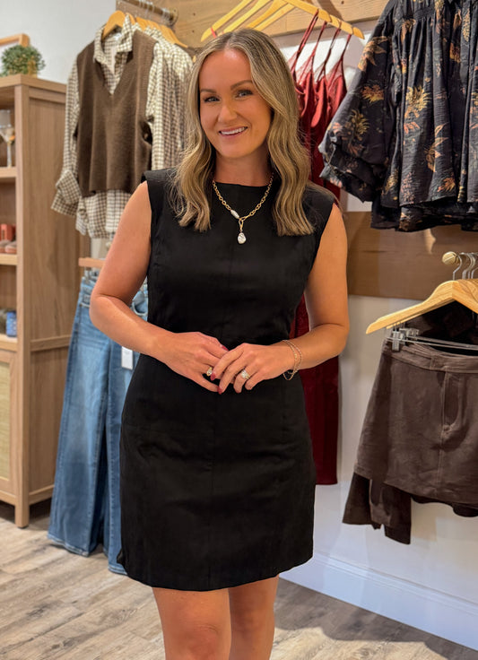Simply Suede Mini Dress