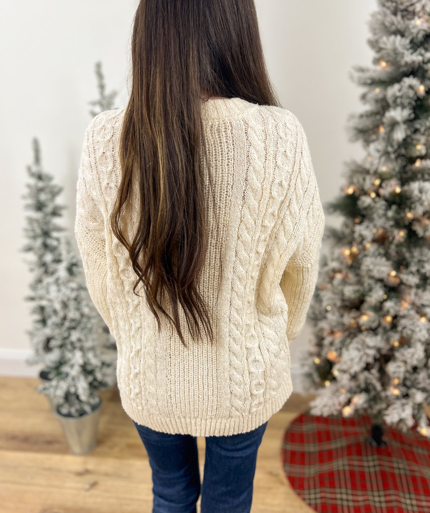 At the Cabin Cable Sweater