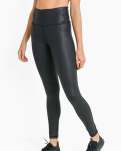 Pebble Look Faux Leather Legging (S-3X)