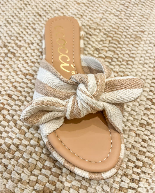 Rachael Striped Flat
