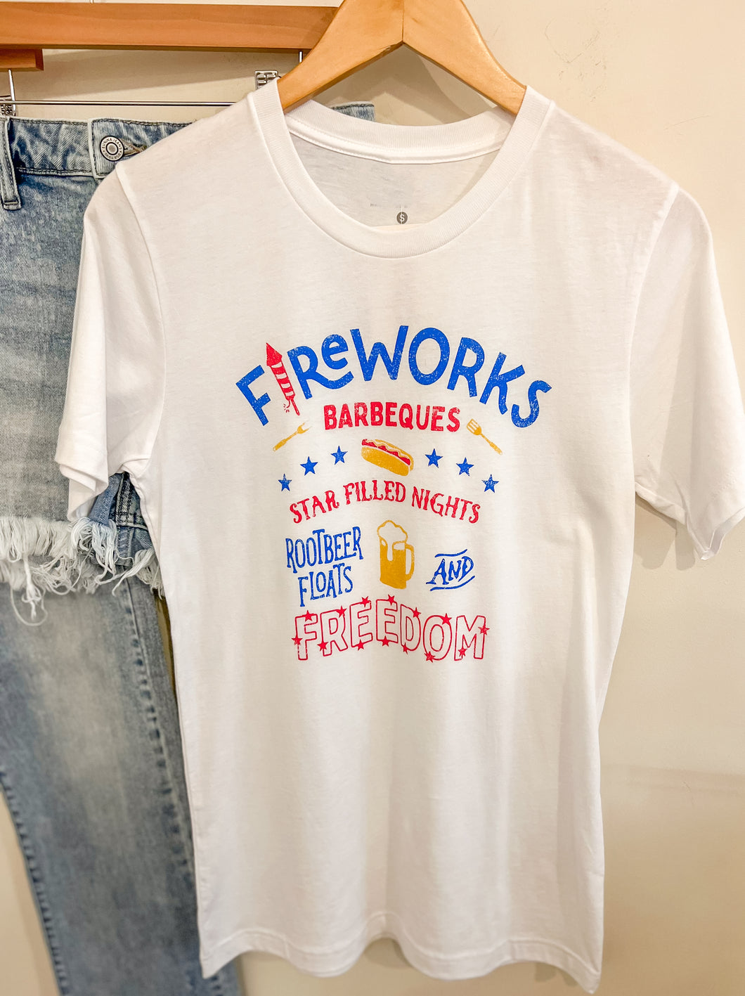 FINAL SALE - Fireworks & Freedom Tee