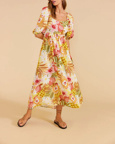 FINAL SALE - MINKPINK Domenica Tie Back Midi Dress