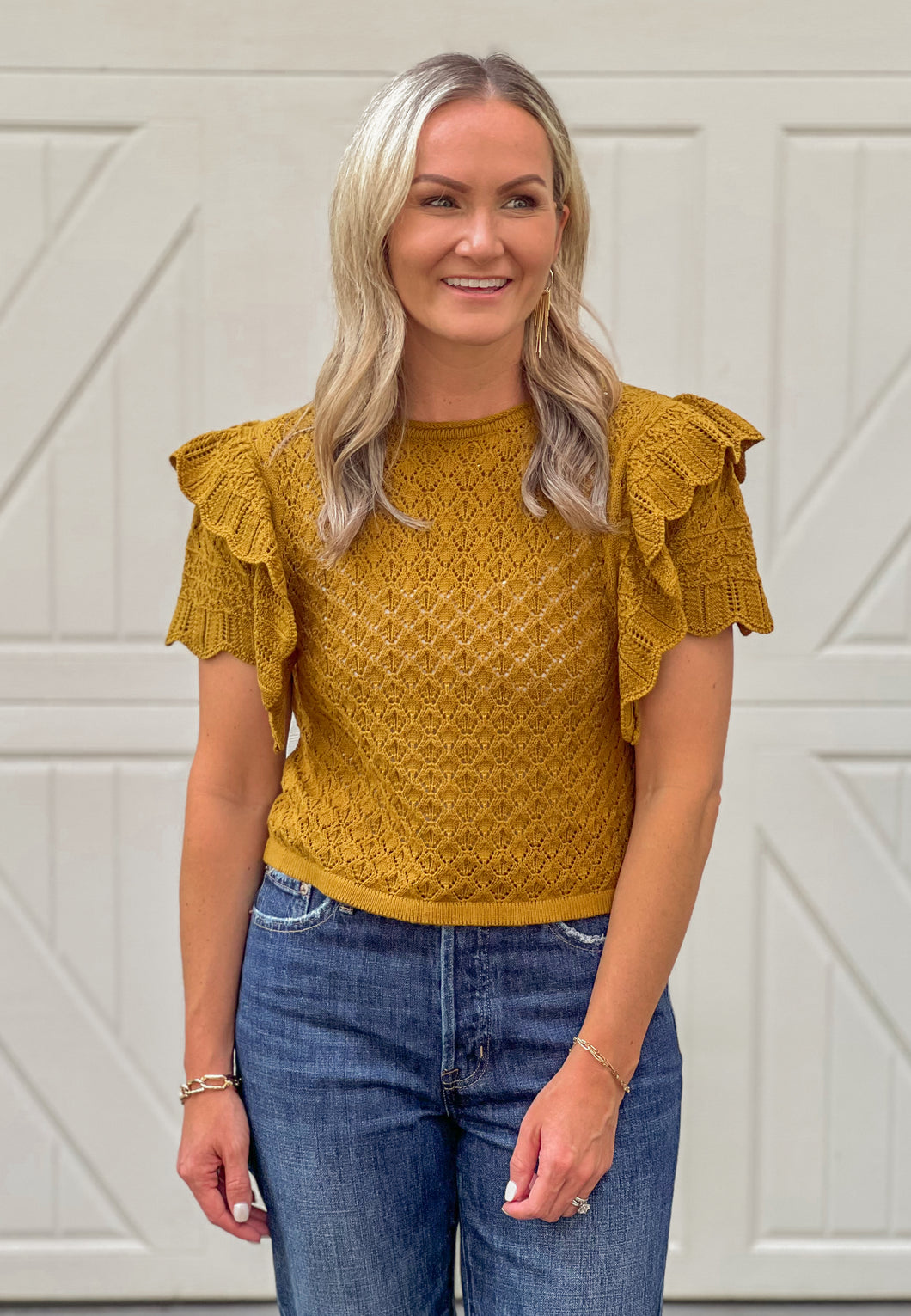 Dijon Short Sleeve Sweater