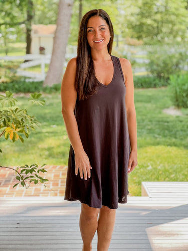 FINAL SALE - Z SUPPLY Breezy Mini Dress- Black
