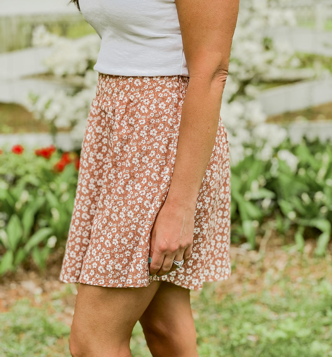 FINAL SALE - Floral Stroll Skirt