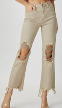 Load image into Gallery viewer, FINAL SALE - Risen High Rise Straight- Sand