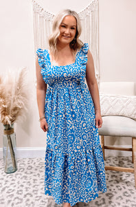 FINAL SALE - Seascape Midi Dress
