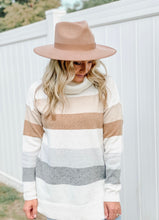 Load image into Gallery viewer, Pecan Flat Brim Fedora