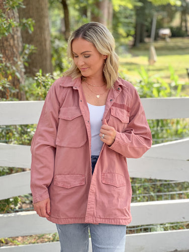 FINAL SALE- PISTOLA Briana Oversized Utility Jacket