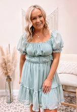 Load image into Gallery viewer, FINAL SALE - Spring Sage Mini Dress