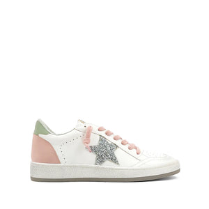 FINAL SALE - Shu Shop Paz Sneaker- Silver Sparkle